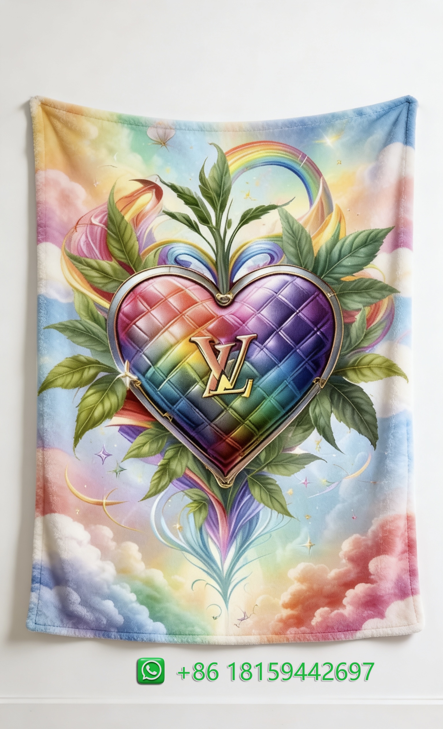Louis Vuitton Throw Blankets